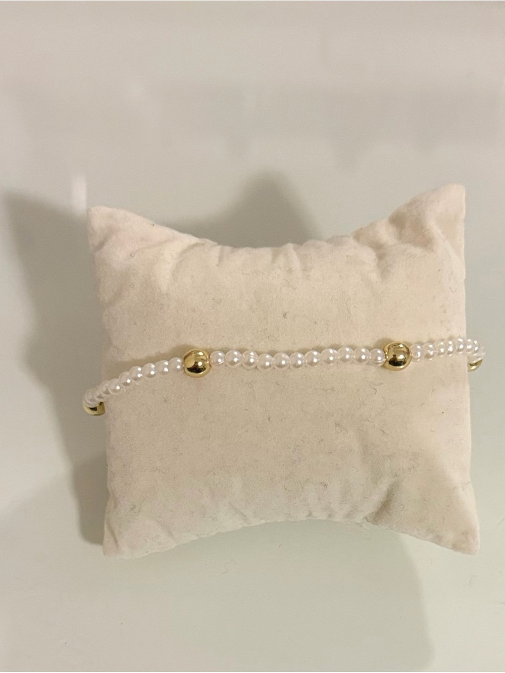 Pearl & Gold filled Bead Bracelet 🤍✨